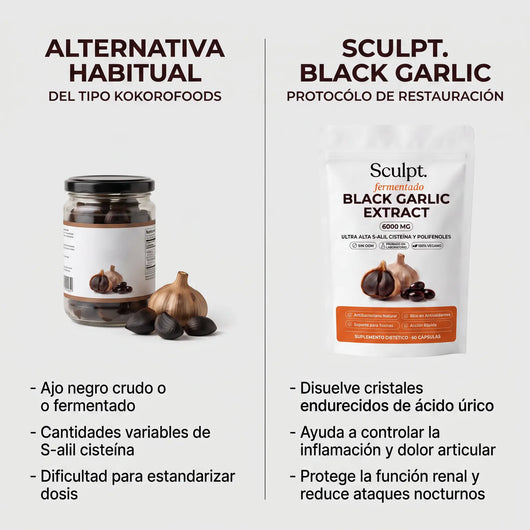 Sculpt Black Garlic Protocólo de Restauración