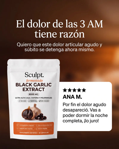 Sculpt Black Garlic Protocólo de Restauración