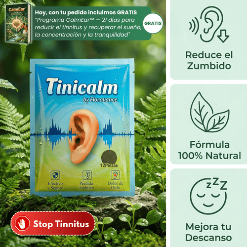 TiniCalm™ | Reduce los zumbidos y pitidos de forma natural en 2 Semanas